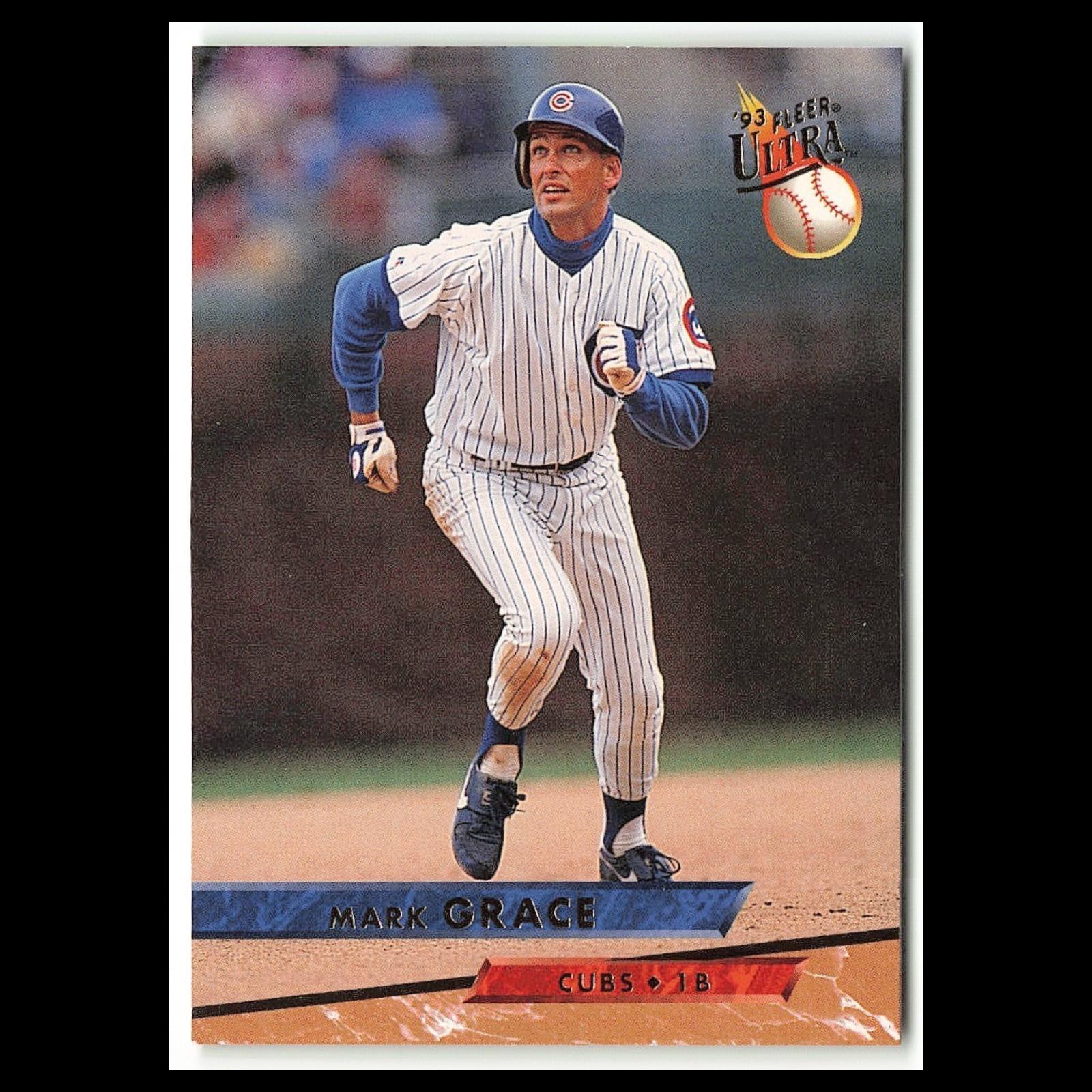 Mark Grace #18 1993 Fleer Ultra Chicago Cubs Baseball Card MLB NM