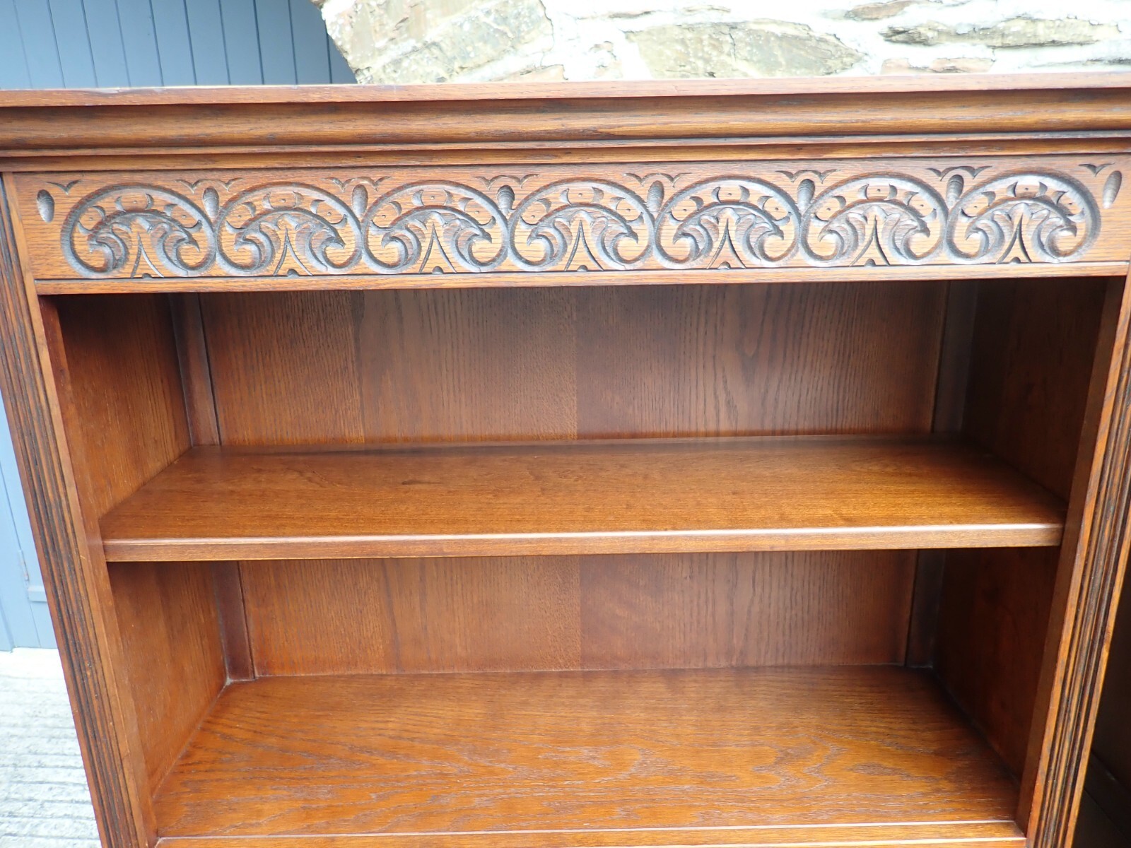 Pair of Old Charm Oak Bookcases eBay