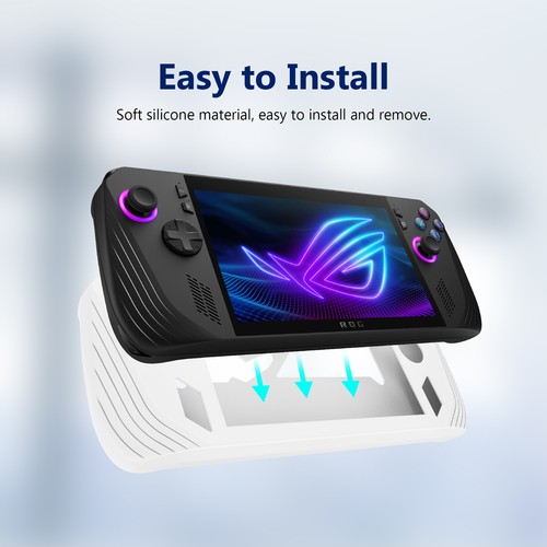 Full Silicone Protective Case For ASUS Rog Ally X 2024 Gaming Handheld Console - Picture 7 of 26