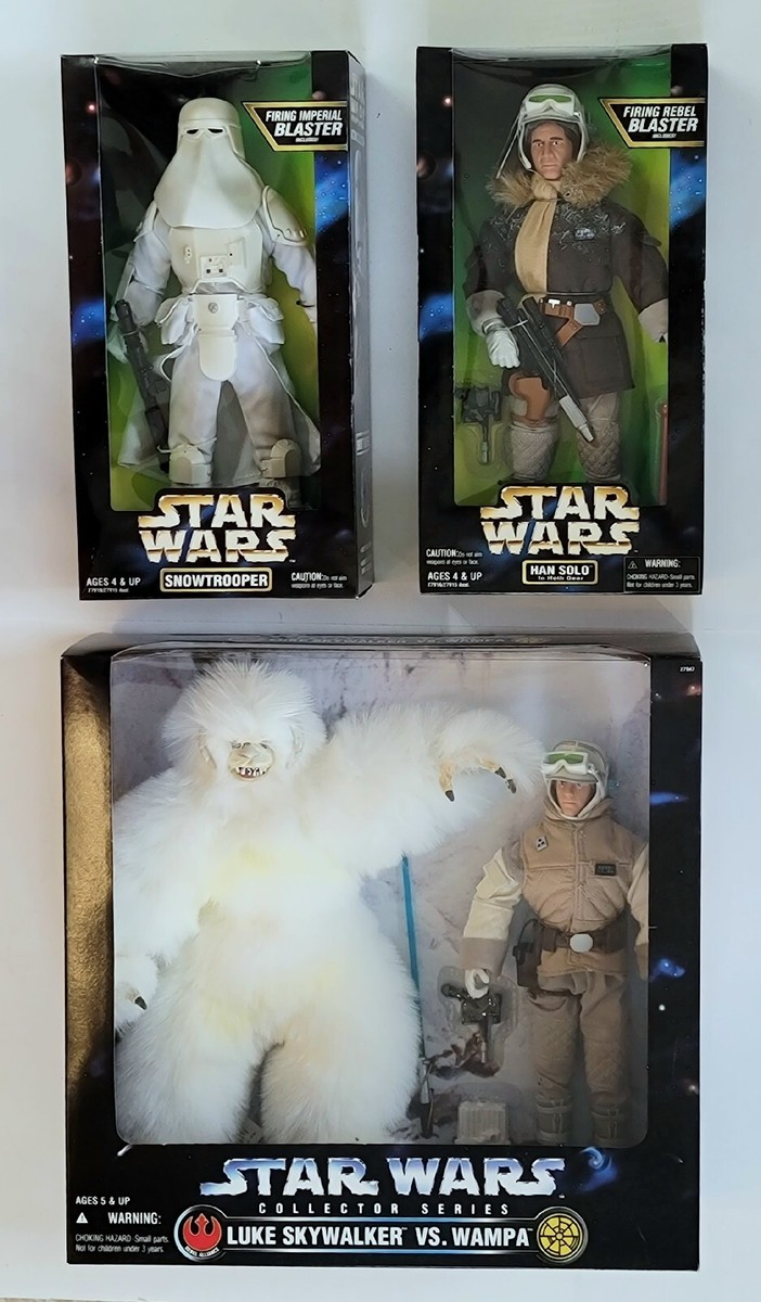 STAR WARS LUKE SKYWALKER vs WAMPA + HAN SOLO HOTH & SNOWTROOPER 12