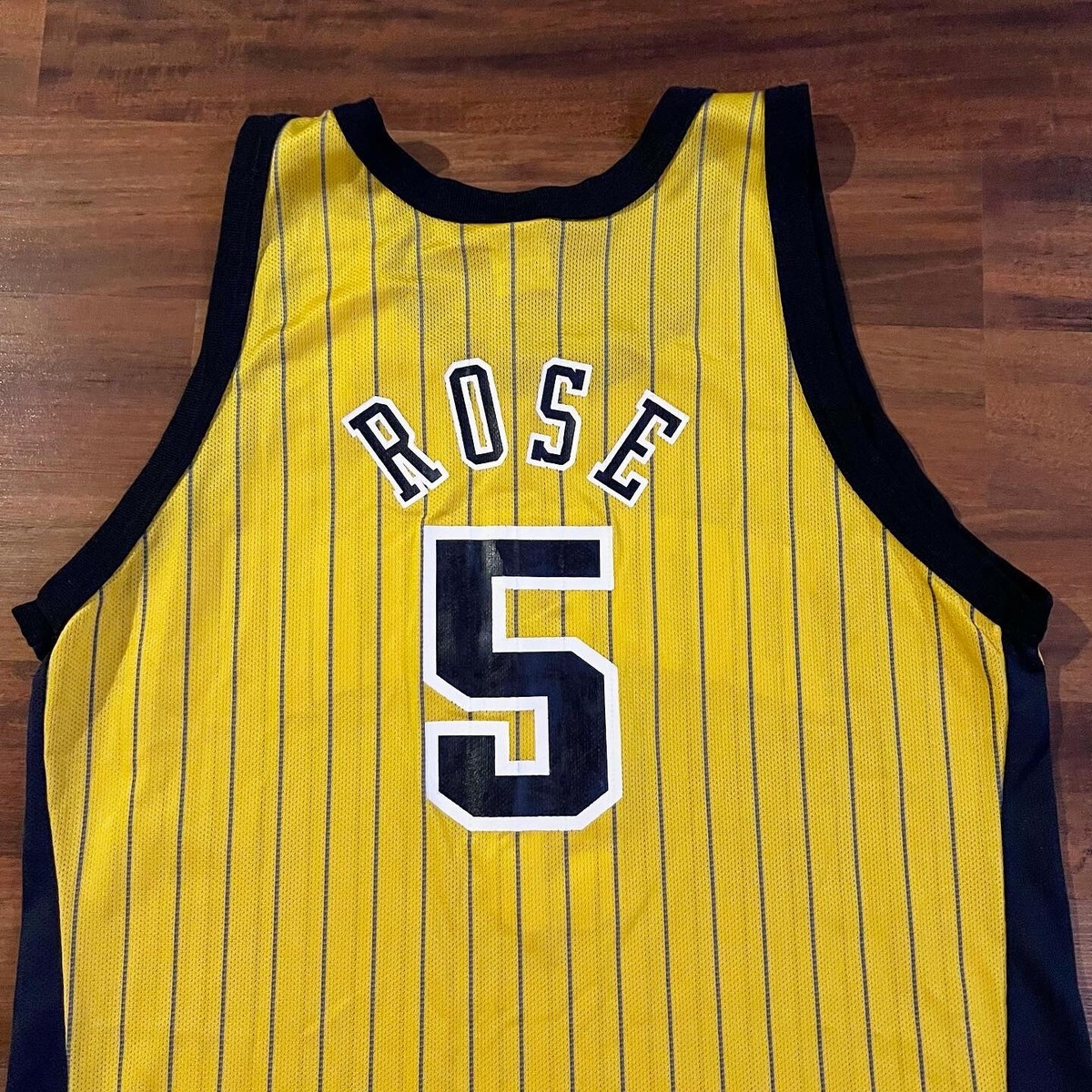 ヒ*タ様 希少❗️❗️ NBAユニフォーム Indiana Pacers J O Vintage Champion Indiana Pacers Jalen Rose NBA Jersey Size