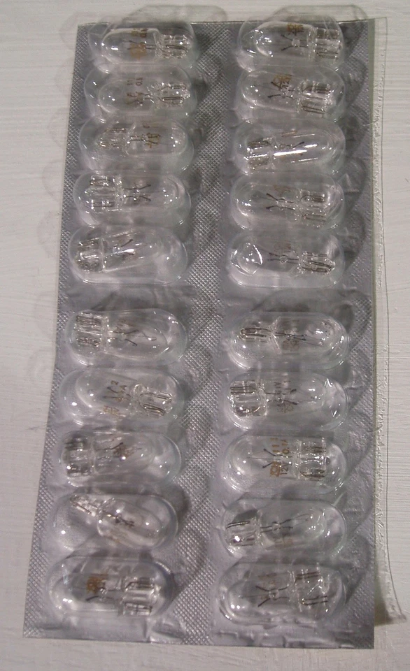 20 LARGE 10mm CLEAR FRUIT MACHINE BULBS