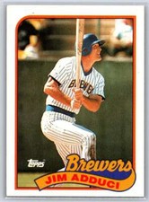 1989 Topps #338 Jim Adduci