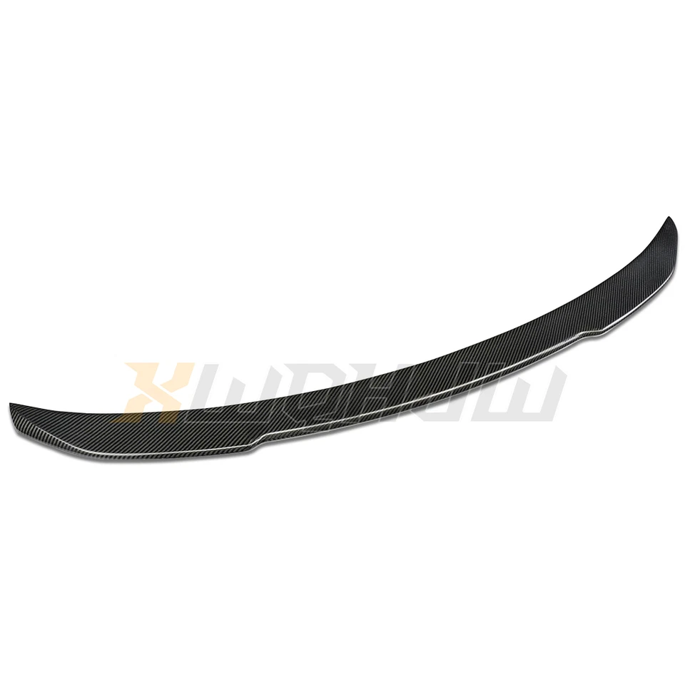 Rear Trunk Spoiler Carbon Fiber M4 Style for BMW 3 Series F30 M4 F80 2012-2018 — 第 3/4 张图片