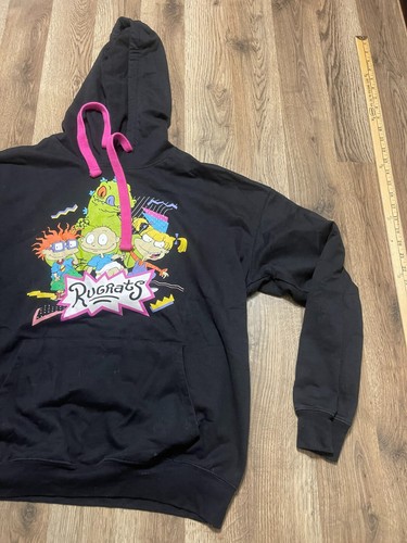 Nickelodeon Hoodie, Youth Girls Size XXXL, Black, Pullover, Sweatshirt, Rugrats - Picture 4 of 10