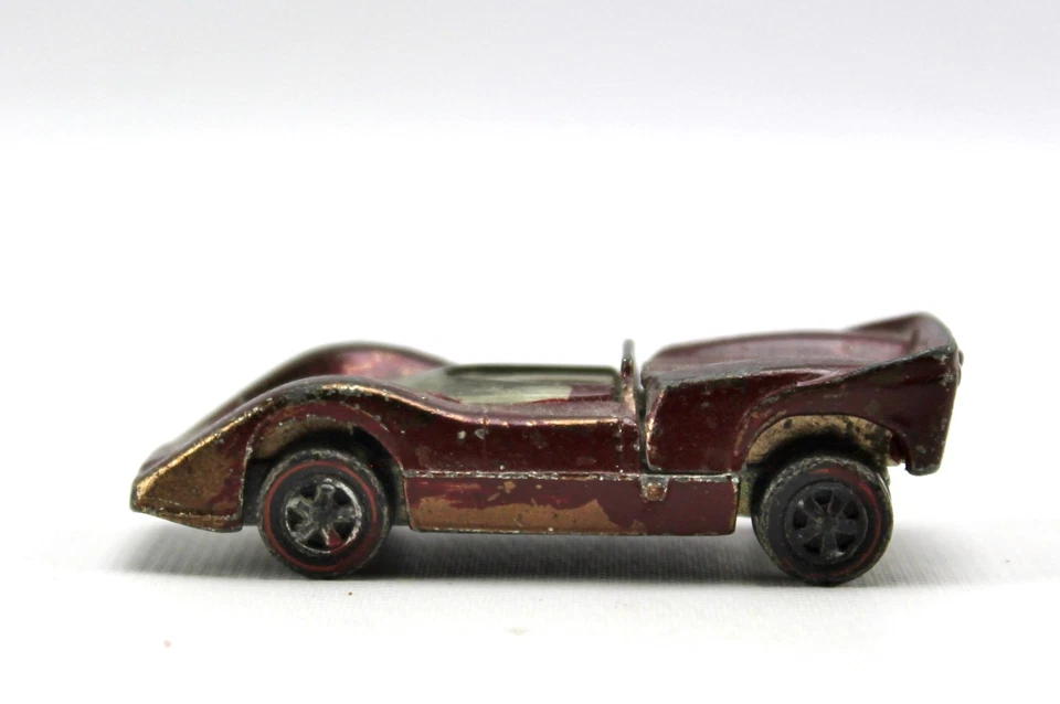 McLaren M6A 1968 rojo granate Gran Premio Redline Hot Wheels EE. UU. diecast 1:64 Foto 4 de 4