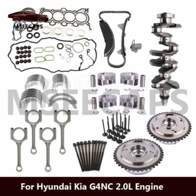 G4NC Engine Rebuild Overhaul Kit For Hyundai Tucson Kia Soul 2012-19 Forte 2.0