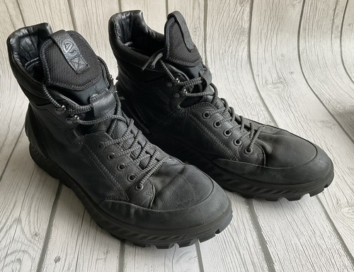 Ecco ExoStrike Phorene Mens US 12 HydroMax YAK Leather Hiking Boots Shoes |  eBay