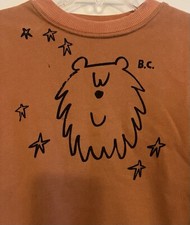 Bobo Choses URSA Major Orange Toddler Sweatshirt - Size 4/5