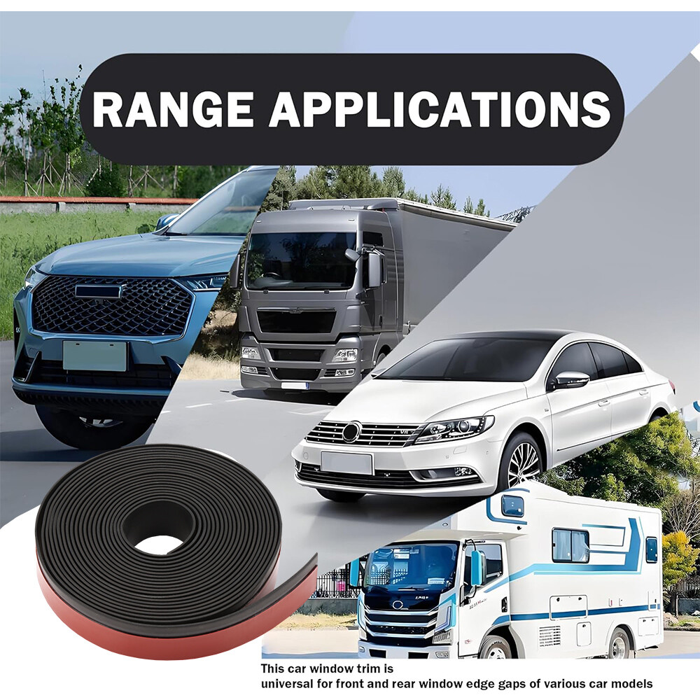 Rubber Seal Strip Car Door Window Trim Edge Molding Protector Guard Weather US