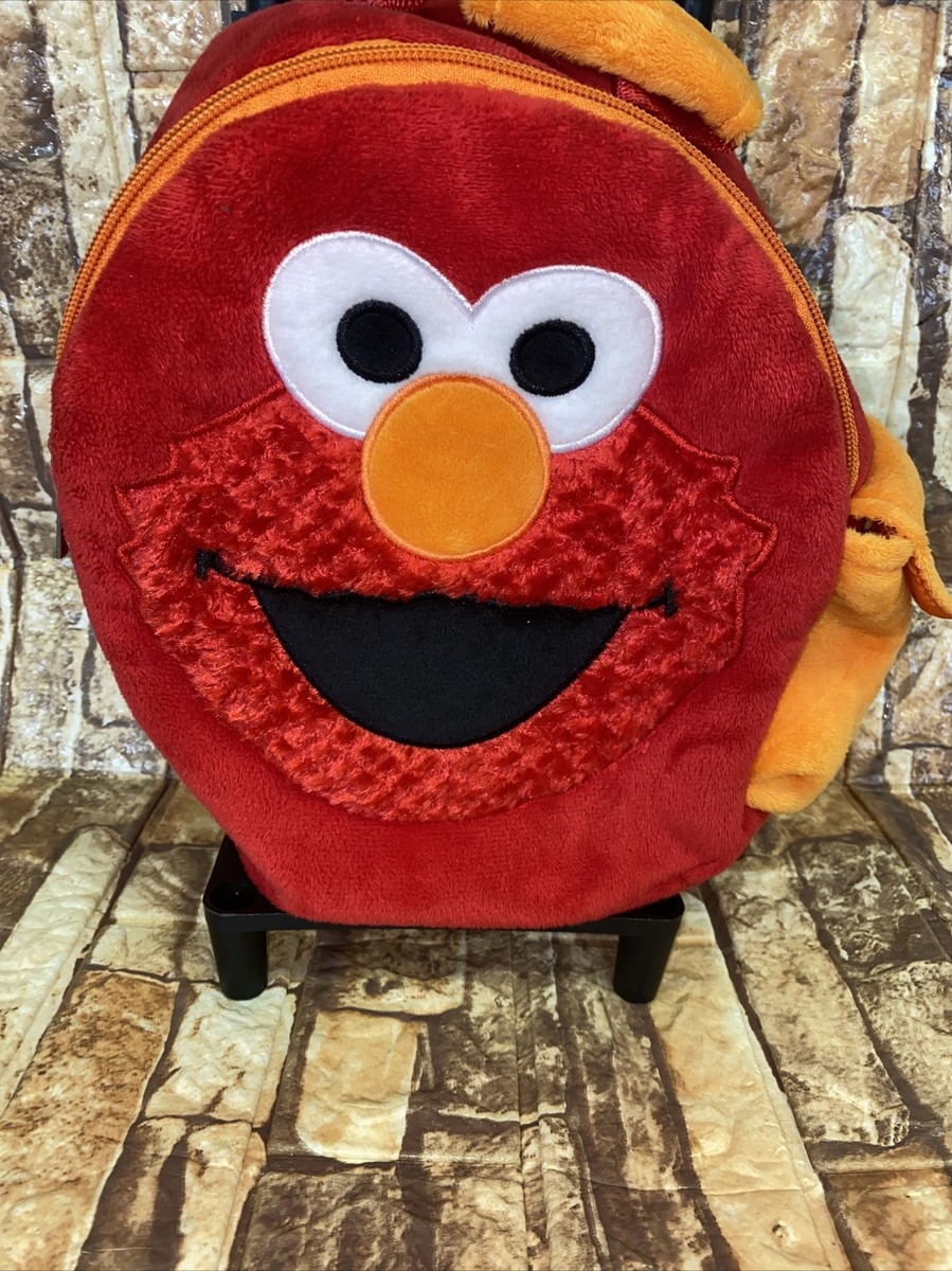 Animal Adventure Elmo Happy Trolley Plush Backpacks, 5