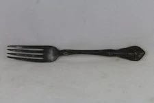 Alvin Sterling Silver Fork 1940 Chateau Rose Pattern 7-1/4" No Monogram