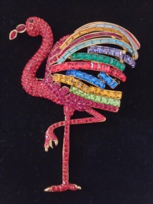 Vintage Butler und Wilson großer Flamingo in großer 16cm Box