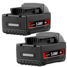 Ceenr 5000mAh Battery For Milwaukee 18V 2 Pack  Replacement Model battery M18