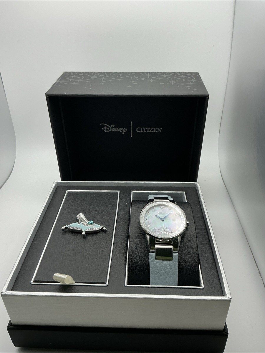 Citizen Eco-Drive Disney Cinderella Box Set Stainless Steel Quartz