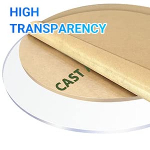 UV Resistant Acrylic Round Cake Disk - Durable Acrylic Backdrop for DIY Projects - Picture 7 of 8