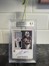 2020 PANINI ENCASED ROOKIE DUAL SWATCH SIGS RUBY #RSSHR HENRY RUGGS III/5 