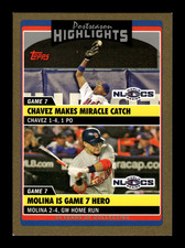 2006 Topps Update Series Postseason Highlights Chavez/Molina #UH193 Gold /2006