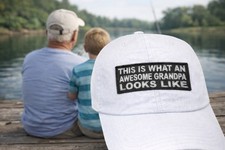 Gift for Grandpa Hat   Funny Grandpa Baseball Cap Adjustable Hat. Fathers Day