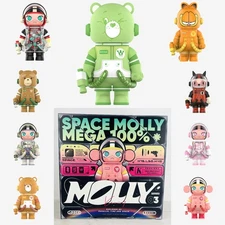 AUTHENTIC POPMART Mega Space Molly Series 3 Blind Box Confirmed Figure Toy Doll
