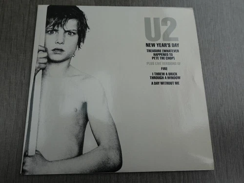 U2   NEW YEARS DAY 1983 UK 2 X 7"  P/S PLAYS MINT MINUS HEAR - LIMITED EDITION