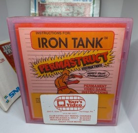 Iron Tank -- NES Nintendo Game Original Box Complete CIB with Manual. Vintage