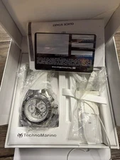TechnoMarine Dream Cruise Silicone Strap Chrono Watch TM-115006