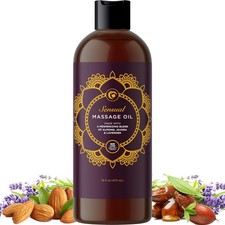 Aromatherapy Sensual Massage Oil for Couples - Relaxing 16 Fl Oz Pack of 1 