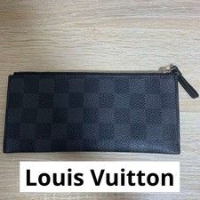 Louis Vuitton Genuine Leather 18.5X8.8cm