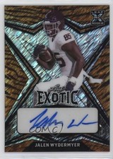 2022 Leaf Exotic Tiger Diagonal Shimmer 4/9 Jalen Wydermyer #BA-JW1 Auto 0u66