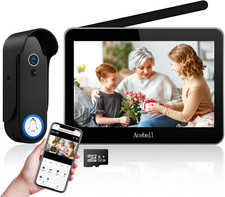 Wireless Smart Video Doorbell Intercom System, Wifi 1080P Video Doorbell Camera