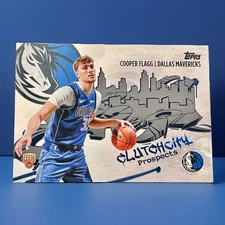 Cooper Flagg Rookie Card Clutch City Prospects 2025-26 Topps #CC-1