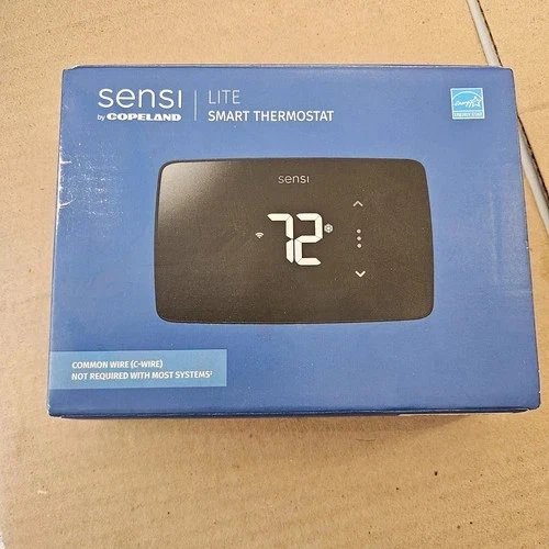Emerson Sensi Lite ST25 Wi-Fi Smart Programmable Thermostat - Black