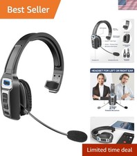 Professional Bluetooth Headset for Driver: Crystal Clear Calls Mute Feature