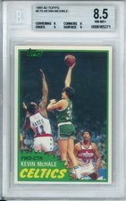 1981-82 Topps Basketball #E75 Kevin McHale Rookie RC BGS 8.5 NM-MT+ Z970