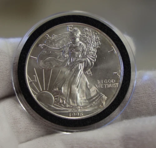 1996  US Silver Eagle $1 Nice Unc Better Year Unc