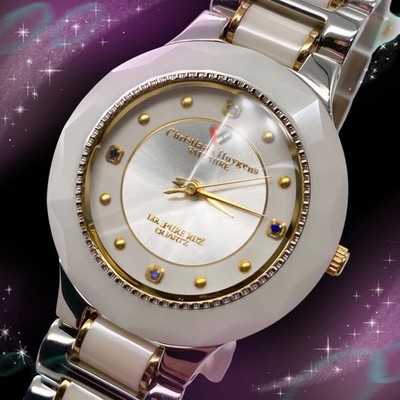 Christiaan Huygens Men's Watch 4P Sapphire 18K Crown Crystal Used
