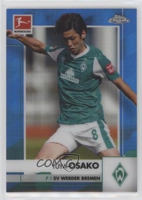 2020-21 Topps Chrome Bundesliga Blue Refractor 66/150 Yuya Osako #26 y0i