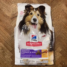 Hill's Science Diet Sensitive Stomach & Skin, 4 Pound (Pack of 1) Exp 9/24