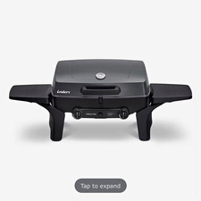 Enders Urban II Tabletop Gas BBQ 2 Burner Black Steel Portable Thermometer