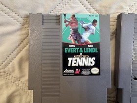Nintendo NES-001 Console Bundle with Mario/Duck Hunt And Top Player&rsquo;s Tennis
