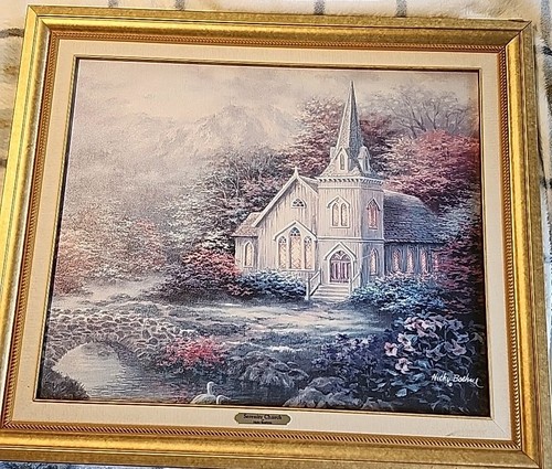 Serenity Church By Nicky Boehme Sighned 21×29×1