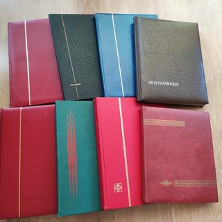Briefmarken Konvolut aus Nachlass / 8 Alben fast voll / tausende Briefmarken