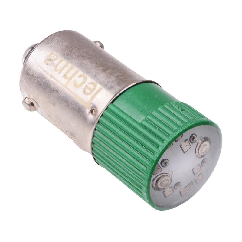 Green LED BA9S Bayonet LED Bulb 120V