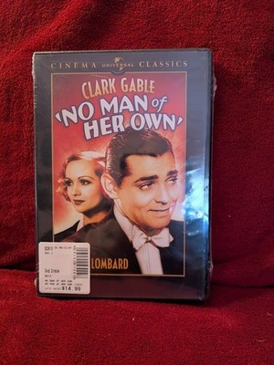 NO MAN OF HER OWN - Clark Gable , Carol Lombard DVD Brand New & Sealed US SELLER
