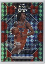 2022-23 Panini Mosaic Rookies Choice Red & Green Prizm Jaylin Williams #241 12vy
