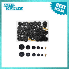 Faucet Washers Assortment Kit 58 pcs Rubber Beveled Flat Replacement Repair Tool