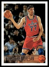 1996-97 Topps Gheorghe Muresan Washington Bullets #77
