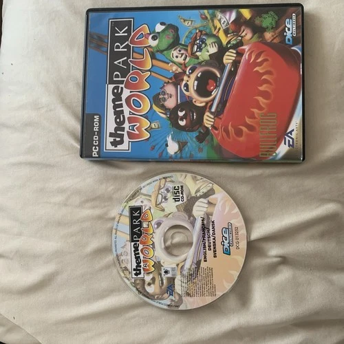 Theme Park World (Windows 2000 2003) Video Game Reuse Reduce Recycle