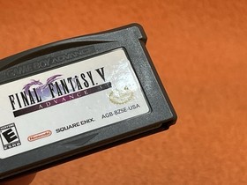 Final Fantasy V FF Nintendo Game Boy Gameboy Advance Authentic Tested Working!